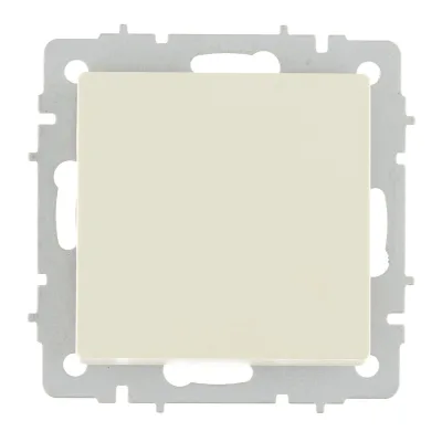 Выключатель IEK Brite одноклавишный встраиваемый бежевый (BR-V10-0-10-K10)