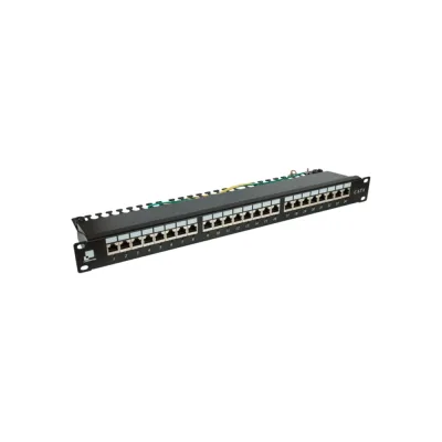 Патч-панель LANMASTER 24 порта с индикаторами, STP, категория 6, 1U LAN-PPi24S6