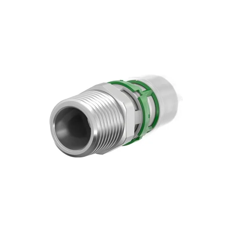 Муфта с наружной резьбой COMAP 26-1, пресс латунь 7243GW261