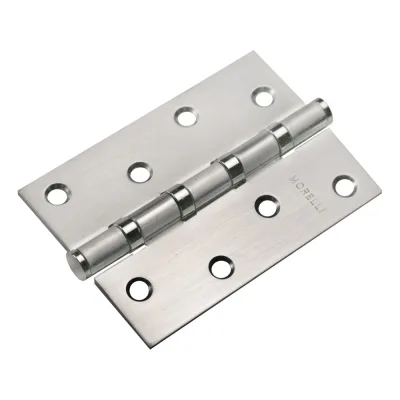 Петля MORELLI MSN 100x70x2.5-4BB SC, стальная с подшипником, универсальная, 1 шт., цвет - мат.хром 9015123