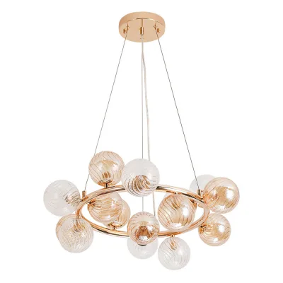 Люстра подвесная Arte Lamp Etereo G9 600 Вт 30 кв.м (A5261LM-15GO)