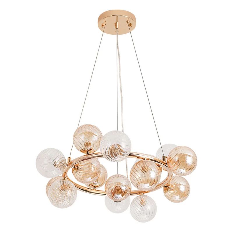 Люстра подвесная Arte Lamp Etereo G9 600 Вт 30 кв.м (A5261LM-15GO)