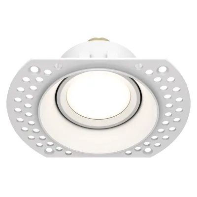 Светильник встраиваемый GU10 белый 50 Вт IP20 Maytoni Dot (DL042-01-RD-W)