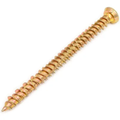Шуруп по бетону STEELREX шлиц Torx, жёлтый цинк, 7,5x92 мм, 40 шт. 0137075092B300004016