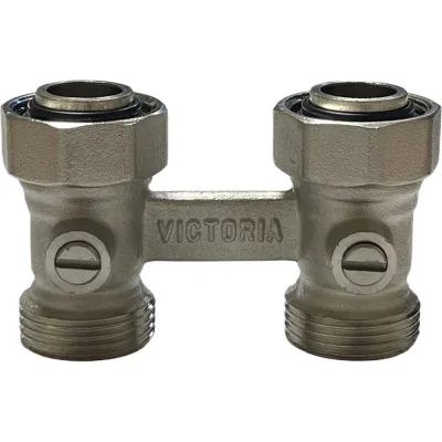Узел прямой конусный Victoria с шаровыми кранами 3/4 60-301