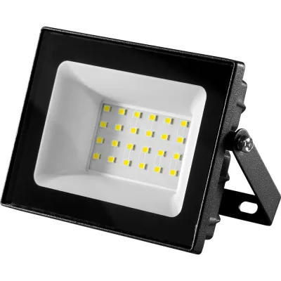 Светодиодный прожектор ELF LED, SMD, 30Вт, черный корпус, IP65, белый ELFLED-FL-30W-black-W