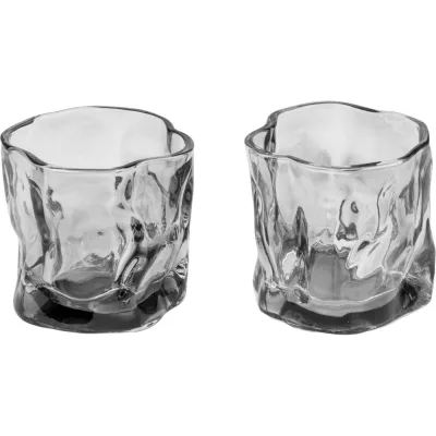 Набор стаканов PERFECTO LINEA, 2 шт., 230 мл, серия Ice Rock Smoke Grey, 31-290400, ЦЕ-0258377490