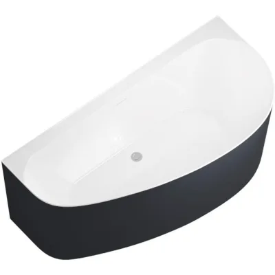 Ванна акриловая Allen Brau Priority 160х78 см отдельностоящая правая с ножками (2.31005.20A/AM)
