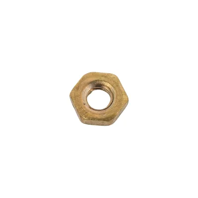 Шестигранная гайка DINFIX DIN 439, латунь, М2, 10 шт. 00-0004741