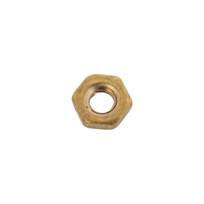 Шестигранная гайка DINFIX DIN 439, латунь, М2, 10 шт. 00-0004741