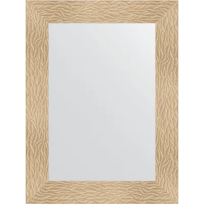 Зеркало EVOFORM в багетной раме - золотые дюны 90 mm (60x80 cm) 3053