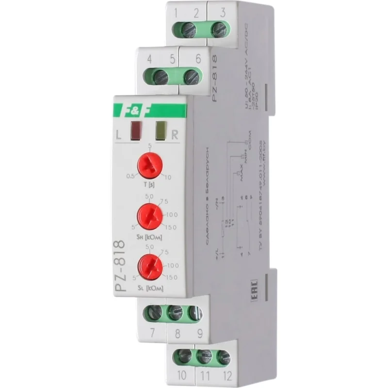 Реле контроля уровня жидкости Евроавтоматика F&F PZ-818 EA08.001.008