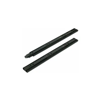 Направляющие шариковые с доводчиком StahlBuro 35-400, черный, 2 шт. 16334