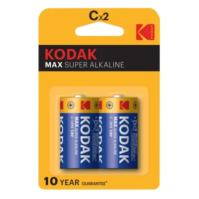 Батарейка Kodak Мax C 1,5 В (2 шт.) (Б0005123)