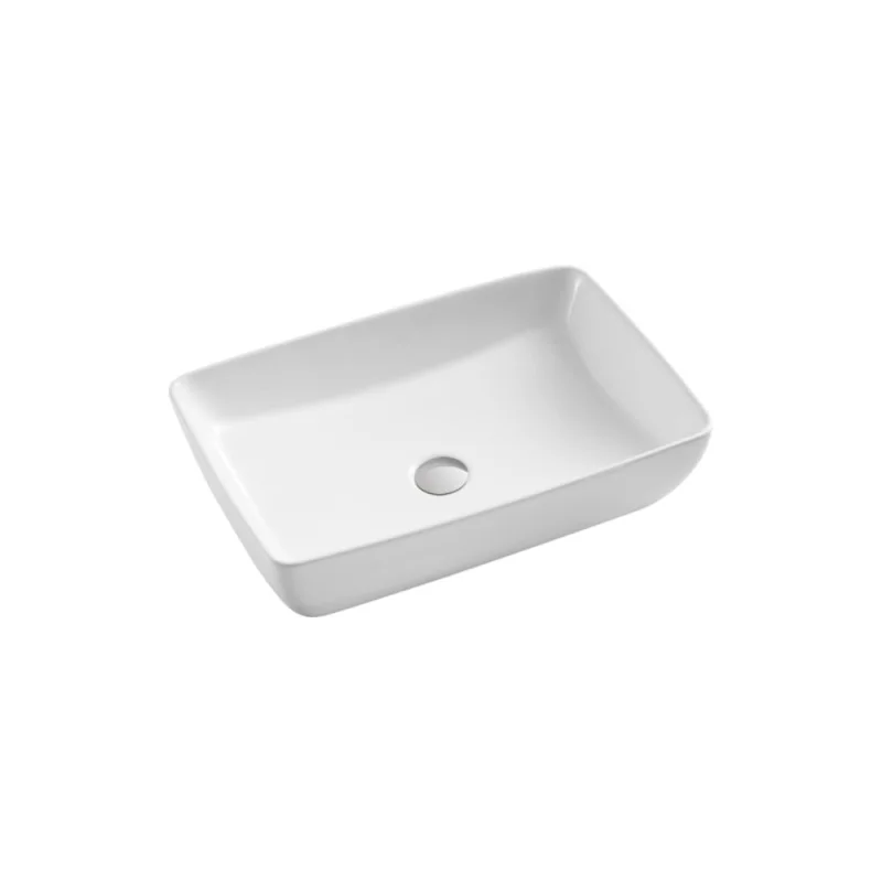 Накладной умывальник чаша Ceramicanova FORM прямоугольная 590х400х140 мм CN2003