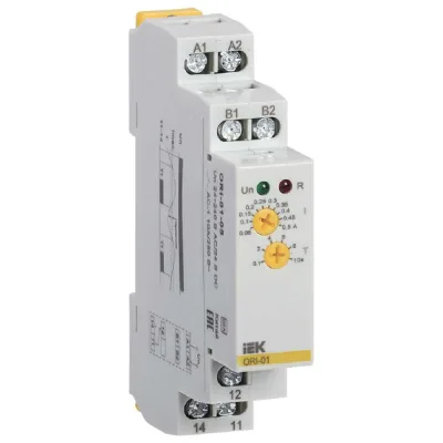 Реле тока IEK ORI 0,05-0,5А. 24-240В AC/24В DC ORI-01-05
