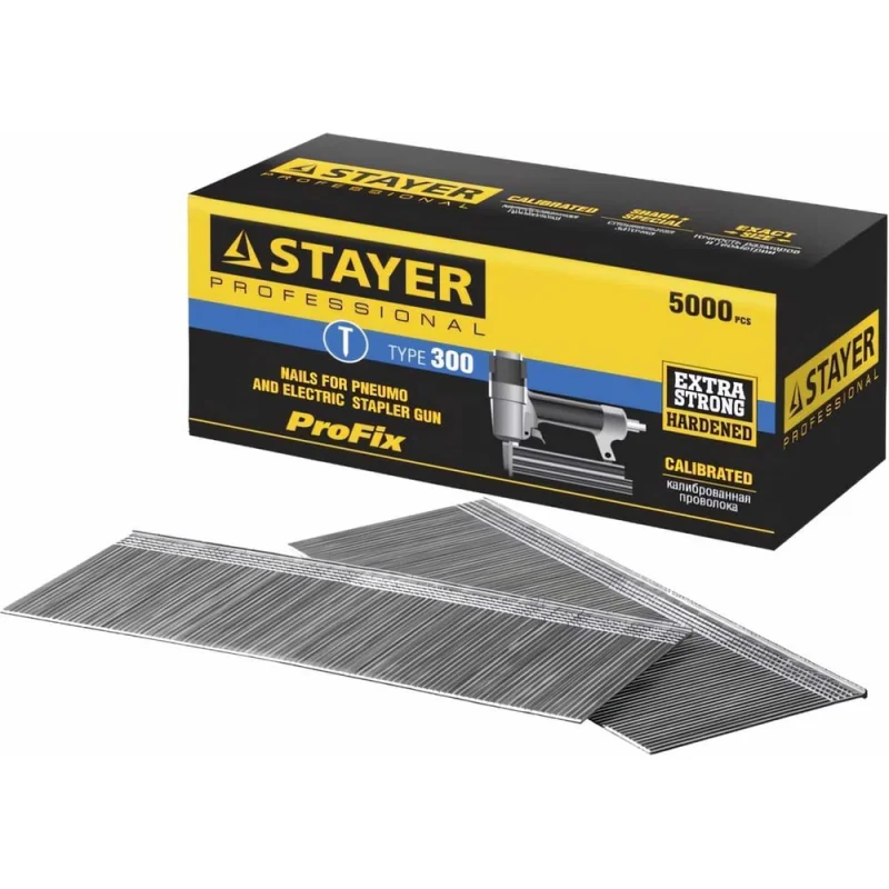 Гвозди особотвердые тип 300 PROFESSIONAL (5000 шт; 40 мм) STAYER 31530-40