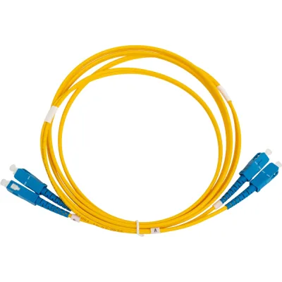 Оптический коммутационный шнур DATAREX патч-корд sc-sc duplex os2 нга-hf желтый 2,0 м DR-221143