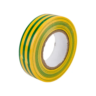 Изолента General Lighting Systems ПВХ GIT-15-19-20-YG 0,15х19мм, 20м, желто-зеленая 1/10/200 475032