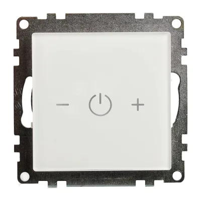 Выключатель диммирующий сенсорный STEKKER Катрин механизм, 250В, 150W, белый 50276