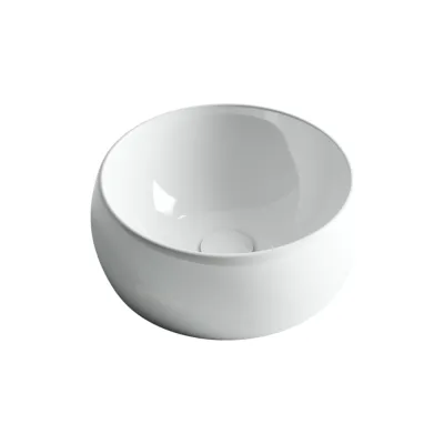 Накладной умывальник чаша Ceramicanova Element круглая, 395х395х155 мм CN6001