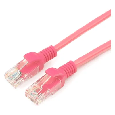 Многожильный патч-корд Cablexpert UTP кат.5e, 3м, литой, розовый PP12-3M/RO