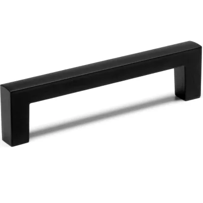 Ручка-скоба CAPPIO SQUARE алюминий, м/о 96 мм, цвет черный 7090569