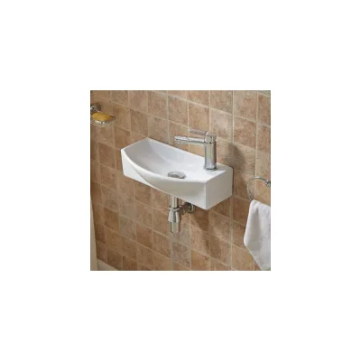 Раковина подвесная Weltwasser WW AISBACH 7946 GL-WT R глянцевая белая, 455x220x130 мм 10000008695