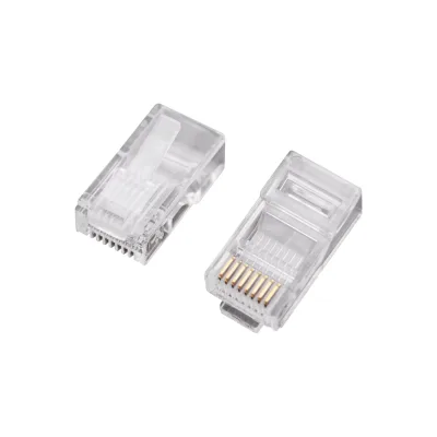 Разъем REXANT RJ-45(8P8C) под витую пару, UTP, CAT 5e, 100 шт. 05-1021