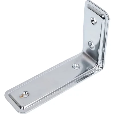 Кронштейн VORMANN 3-F 115х80х40 мм, оцинкованный, цвет: хром, 00165 115 C