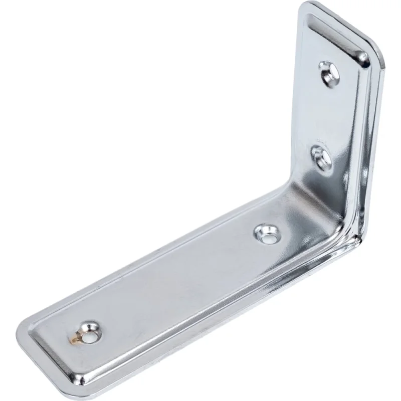 Кронштейн VORMANN 3-F 115х80х40 мм, оцинкованный, цвет: хром, 00165 115 C