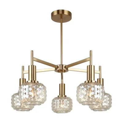 Люстра подвесная Freya Fero E14 200 Вт 15 кв.м (FR5366CL-05BS)