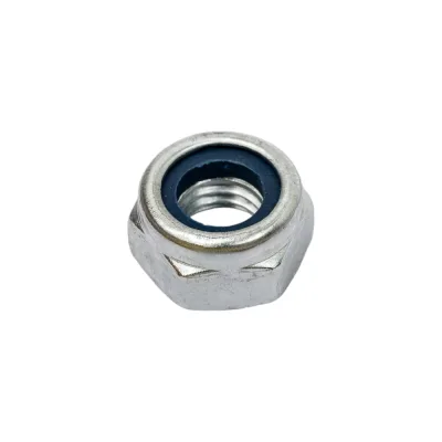 Гайка с нейлоновой вставкой STEELREX DIN 985, цинк, М10, 40 шт. 0219010000B500004064