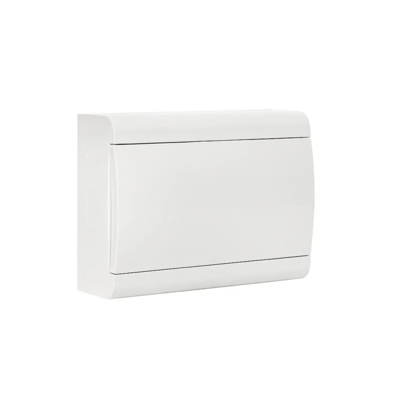 Щит распределительный навесной EKF SlimBox PROxima ЩРН-П-12 пластиковый IP41 197х261х94 мм 12 модулей белая дверь (sb-n-12w)