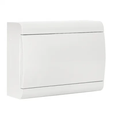 Щит распределительный навесной EKF SlimBox PROxima ЩРН-П-12 пластиковый IP41 197х261х94 мм 12 модулей белая дверь (sb-n-12w)
