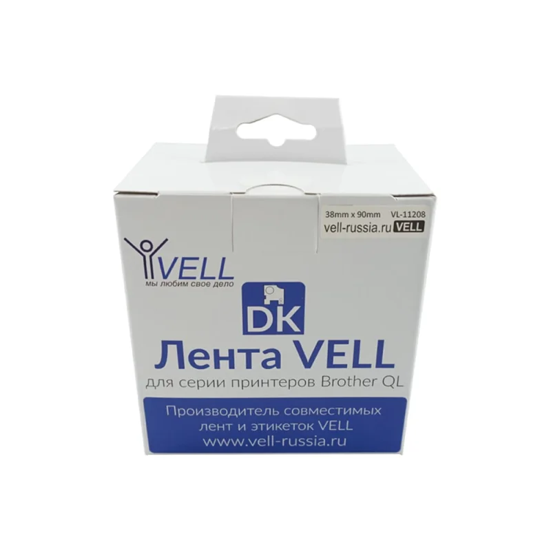 Лента Vell VL-B-DK 11208 (Brother DK11208) для QL570/710W/720NW/800/810W/820NW 320161