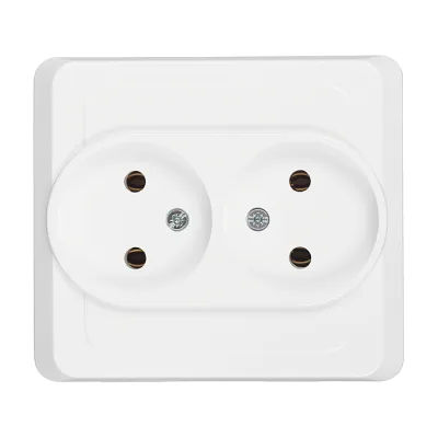 Розетка Systeme Electric Этюд встраиваемая белая (PC16-005B)