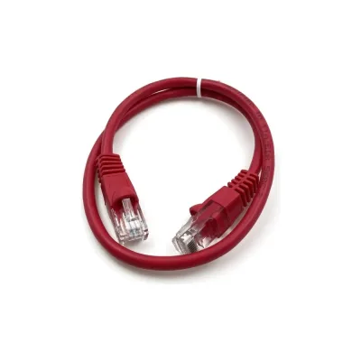 Патч-корд BURO UTP-5E-0.5M-R UTP 4 пары cat5E CCA molded 0.5м красный RJ-45 (m)-RJ-45 (m) 1427765