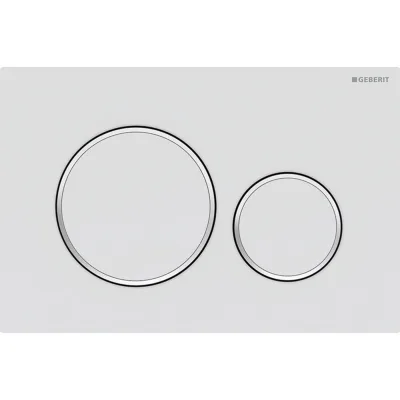 Клавиша смыва для инсталляций Geberit Sigma 20 белая матовая (115.882.JT.1)