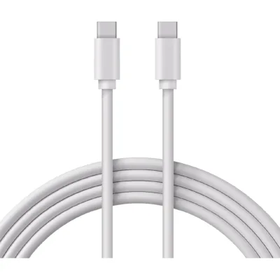 Кабель REXANT type-c - type-c pd 100w/1m/pvc/white/ 18-1832