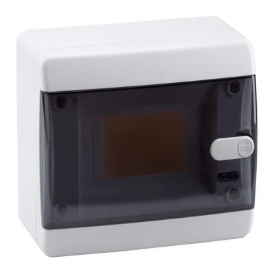 Щит распределительный навесной КЭАЗ OptiBox ЩРН пластиковый IP41 150х182х102,9 мм 6 модулей (145774)
