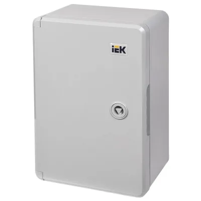 Щит распределительный навесной IEK ЩМПп пластиковый IP65 300х200х130 мм УХЛ1 непрозрачная дверь (MKP93-N-302013-65)