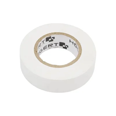 Изоляционная лента Hogert Technik 0,13x19 мм, 20 м, белая HT1P285