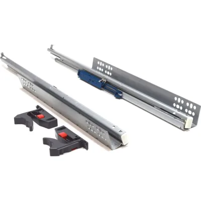 Направляющие JET VD 632FE Clip On скрытого монтажа полного выдвижения, Push Open, L300мм B632FE.300ZIKS99