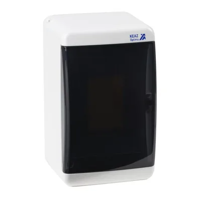 Щит распределительный навесной КЭАЗ OptiBox ЩРН пластиковый IP41 140х96х93 мм 4 модуля белый (279154)