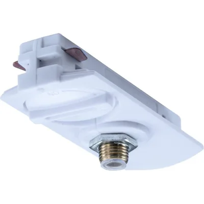 Переходник для однофазного шинопровода Arte Lamp Track белый (A230033)