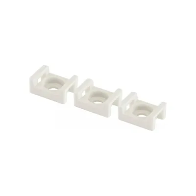 Монтажная площадка с отверстием под хомуты TDM ELECTRIC белая, 23x16, 100 шт. SQ0516-0203