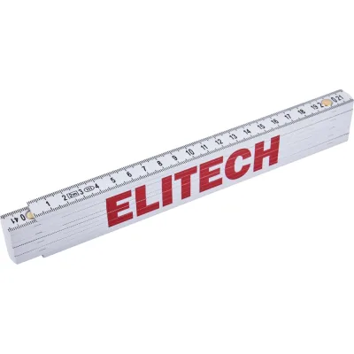Метр складной пластиковый Elitech 200см 330201 207205