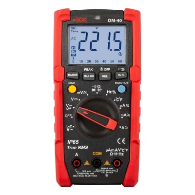 Цифровой мультиметр с поверкой RGK DM-40 779661