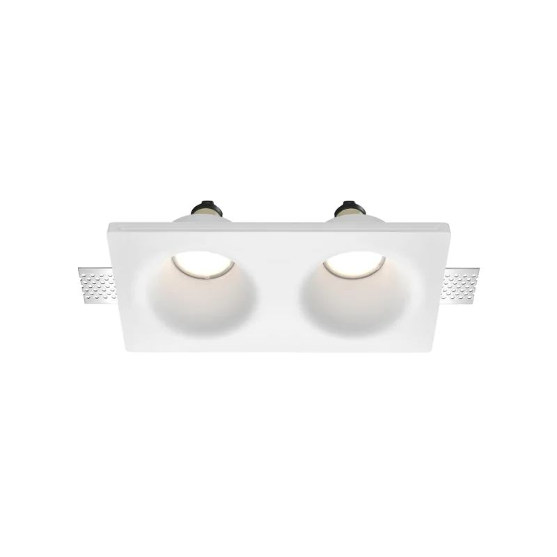 Светильник встраиваемый GU10 белый 24 Вт IP20 Maytoni Gyps Modern (DL002-DW-02-W)